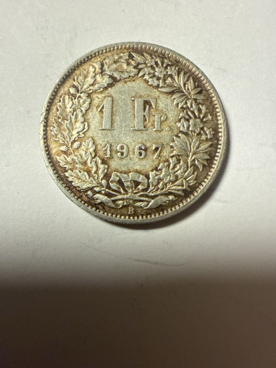 Toutes les monnaies: 1 Franken Silbermünze 1967 – D'occasion à Appenzell par Wumo74
