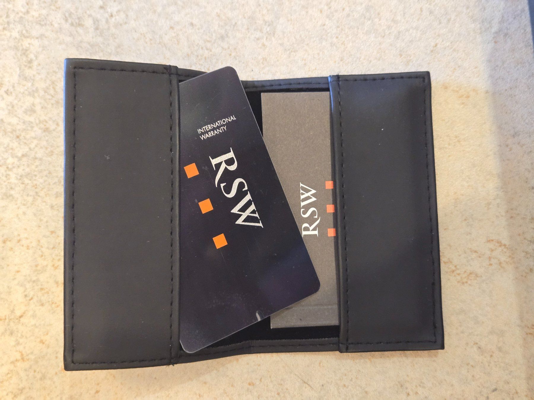 Scatole porta orologi: RSW Uhrenbox mit blankoPapieren – Usato da Chabrey venduto da Horology 2