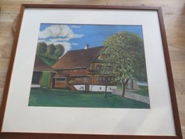 Bild Bauernhaus Kt. Luzern, vermutlich Ebersrüti, Kriens