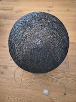 Kugel Tischlampe schwarz Schnurdesign gebraucht