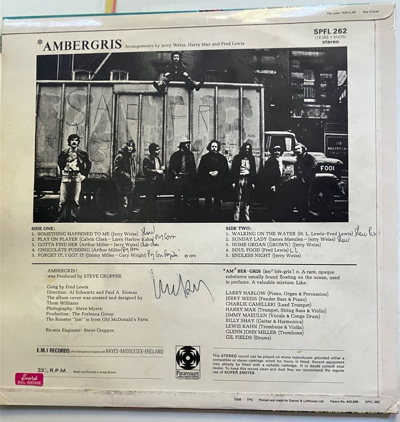 Schallplatten: Ambergris UK LP auf Paramount – Gebraucht aus Basel von Gholb 1