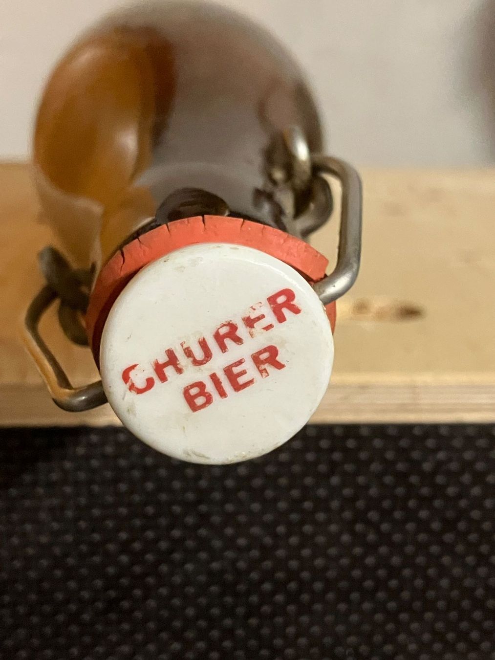 Bicchieri, Caraffe & Bottiglie: Original Glasflasche Churer Bier – Usato da Cunter venduto da Bicasi58 1