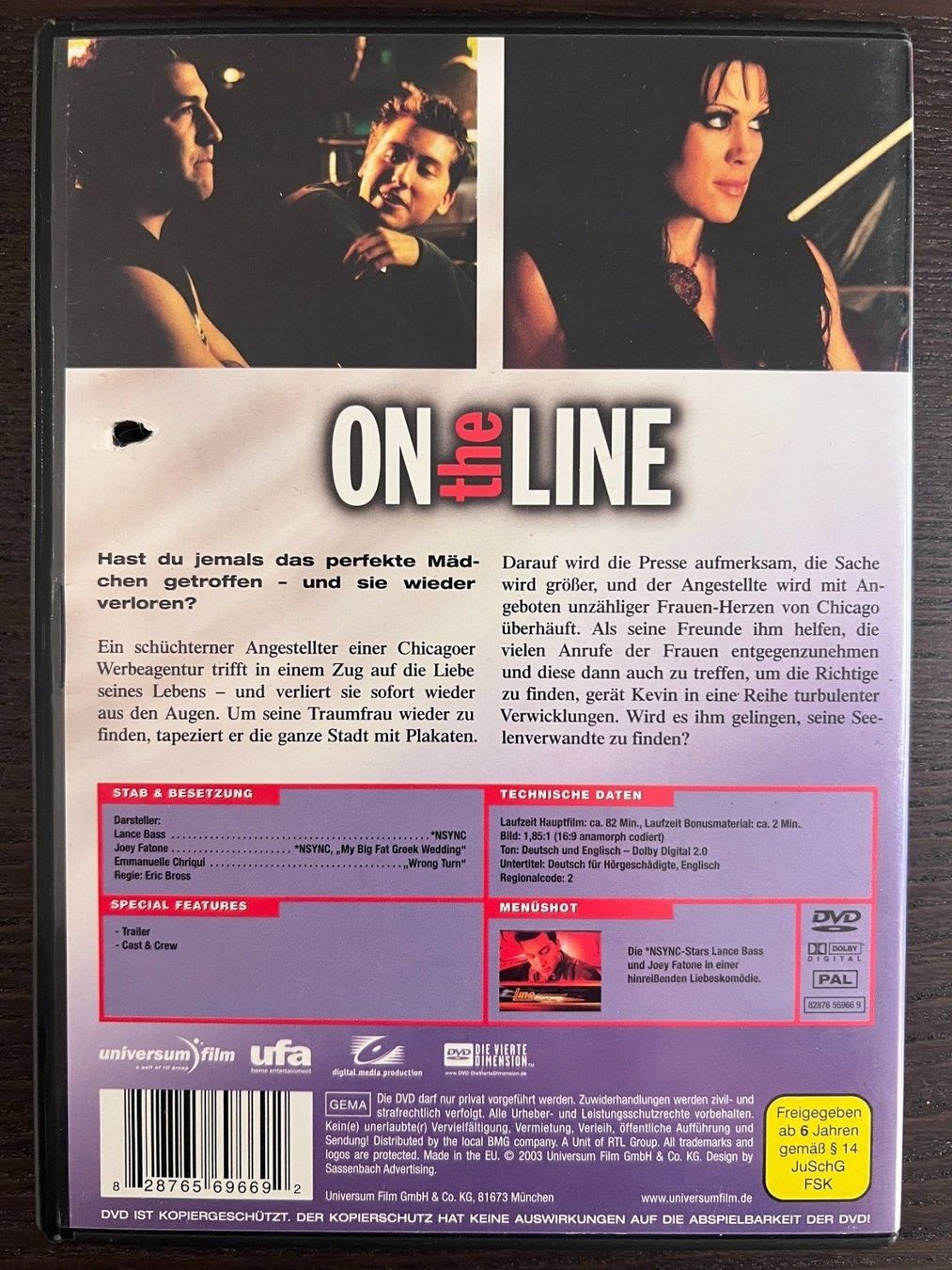 Tutti i DVDs: On the Line – Usato da Zürich venduto da FilmFreunde 1
