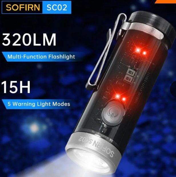 Lampade: Sofirn SC02 Mini-LED-Lampe mit 320 Lumen – Nuovo e nell'imballaggio originale da Arbon venduto da Helmuth