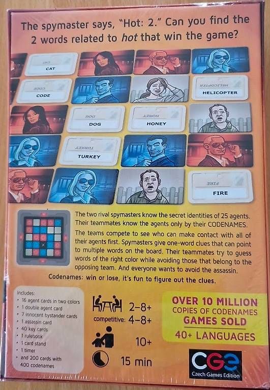 Giochi: Jeu Codenames neuf – Usato da Ecoteaux venduto da Francine01 1