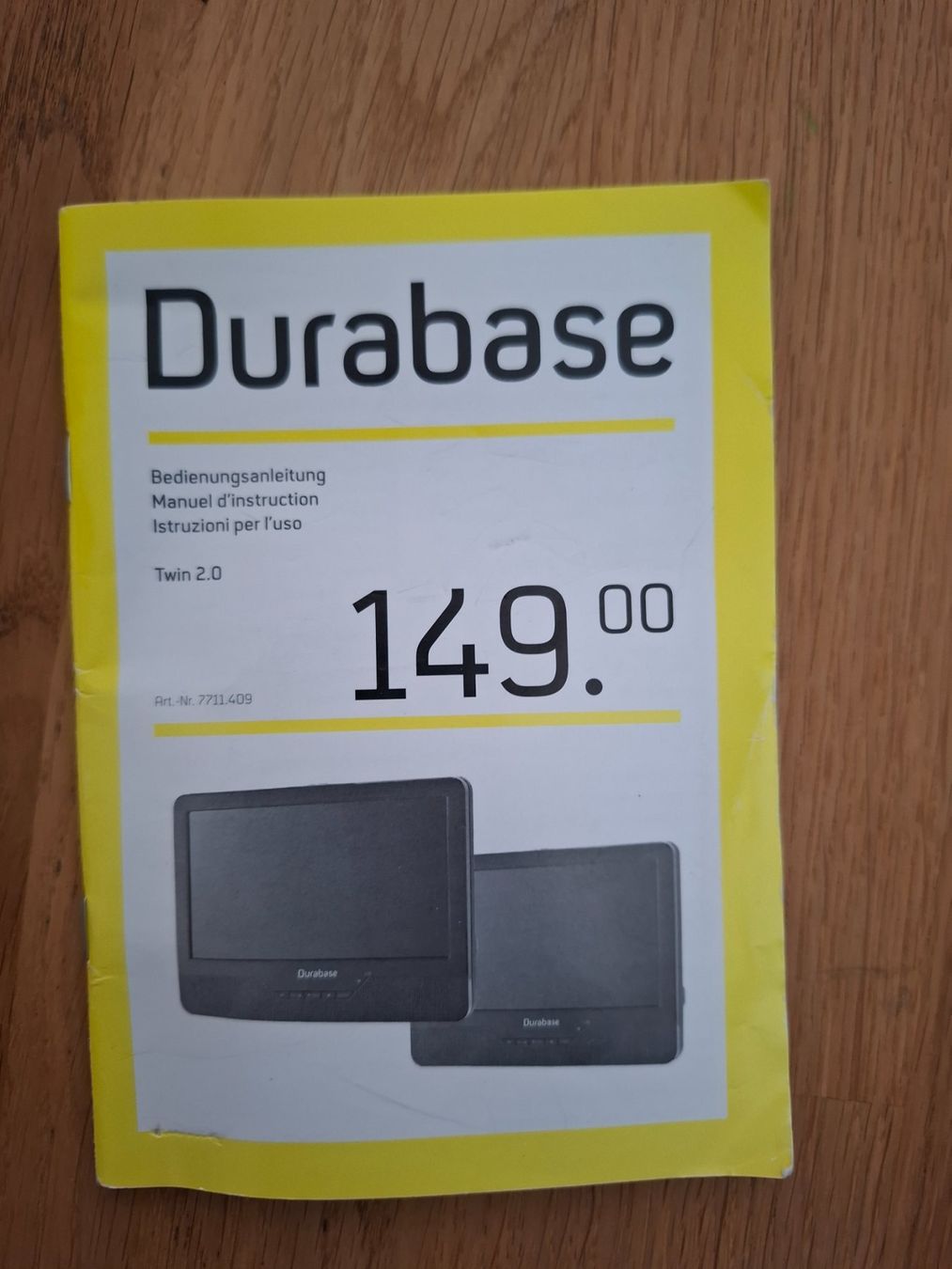 Durabase Tragbarer Mediaplayer: Auto DVD-Player Durabase 2 Stk. im Set – Gebraucht aus Pfaffnau von cristinamichel 1