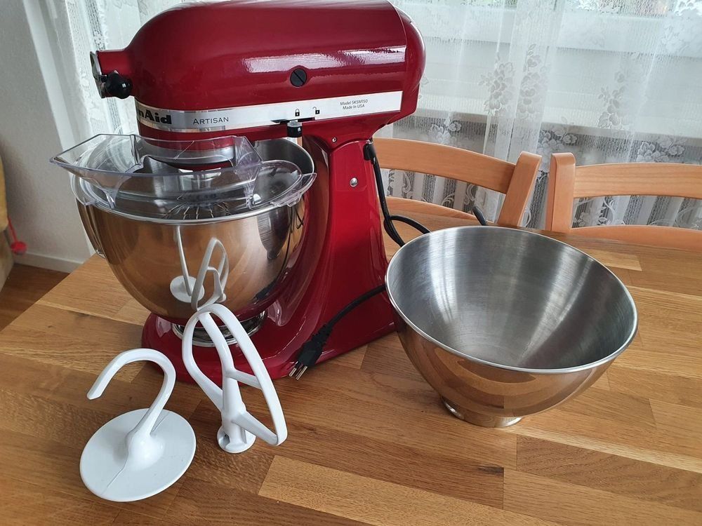 Kitchenaid Elettrodomestici da cucina: KitchenAid Artisan 5KSM125, Empire Red – Usato da Winterthur venduto da BW.1994 7