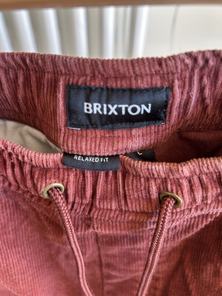 Pantaloni: Short Brixton velours rouille taille L – Usato da Bulle venduto da Botor_1666 2