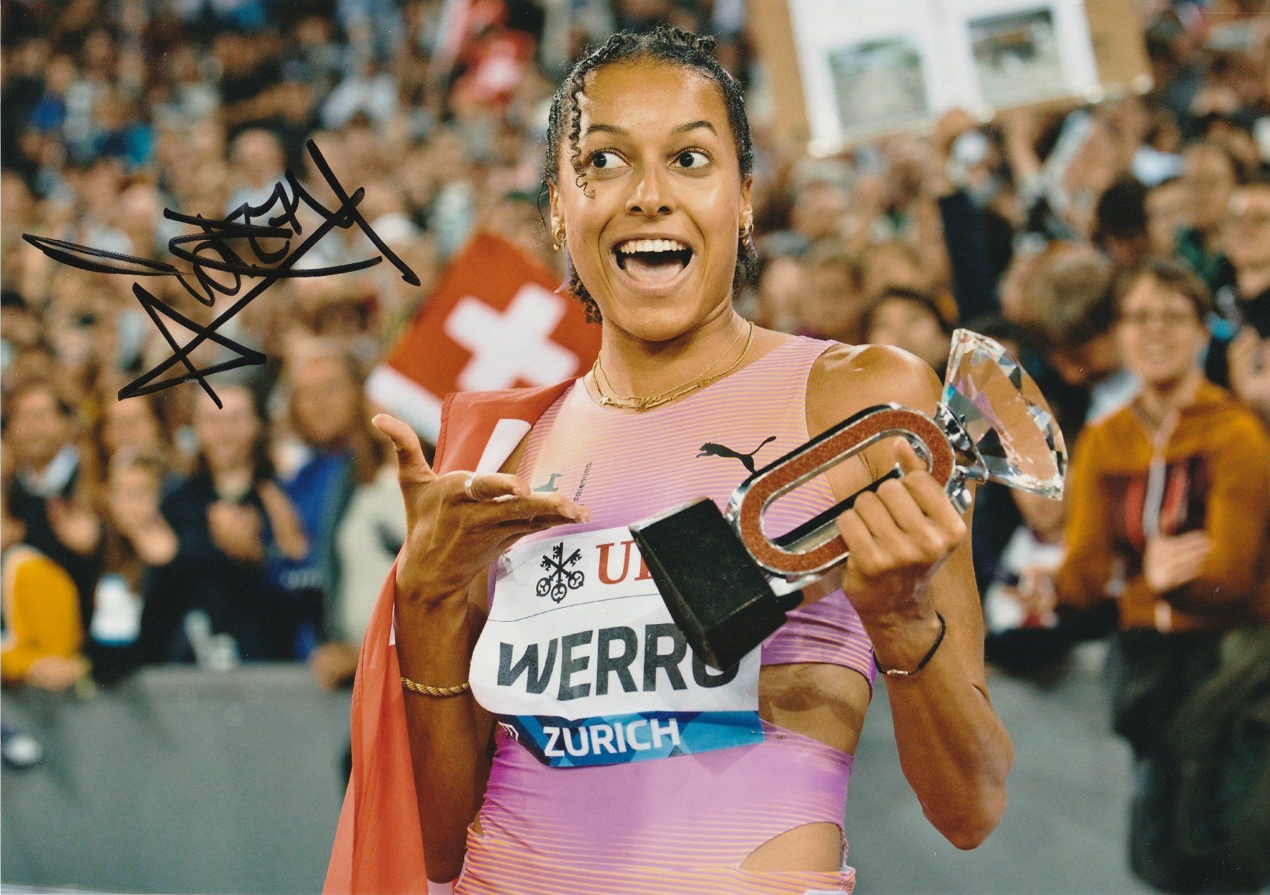 Autogramme: Audrey Werro / Originalautogramm – Neu (gemäss Beschreibung) aus Schwyz von racingautographs