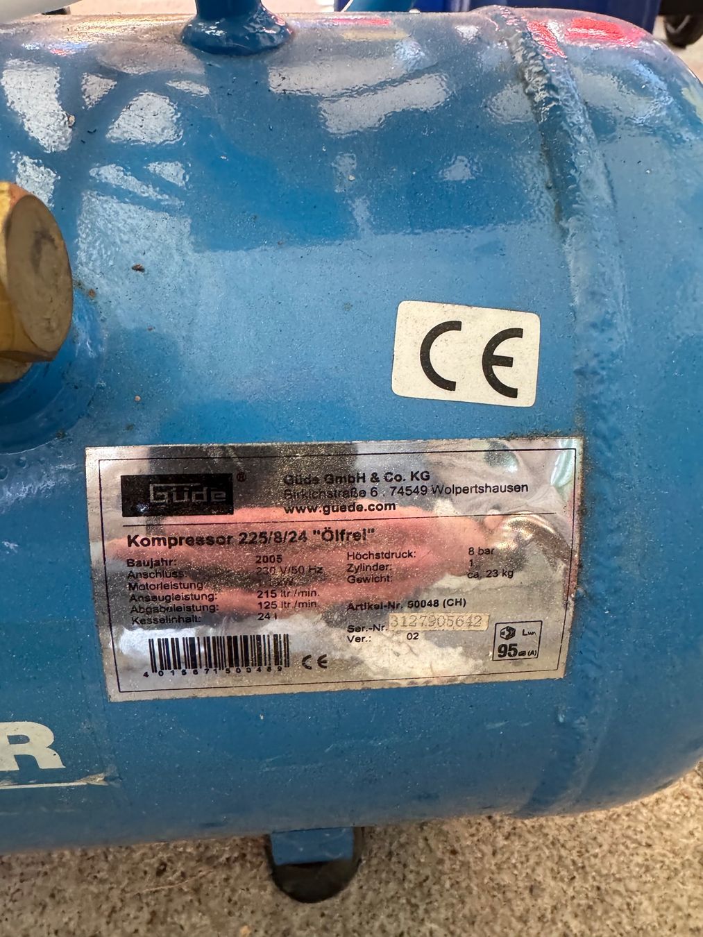 Compressori: GÜDE Kompressor 225/8/24 "Ölfrei"! – Usato da Beckenried venduto da chef3945 1