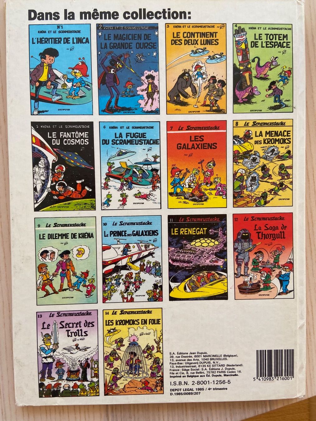 Fumetti: Le Scrameustache 14.  les Kromoks en Folie EO 1985 – Usato da Fribourg venduto da J334455 1
