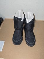 Bottes d'hiver chaudes noires, taille 31, parfait état!