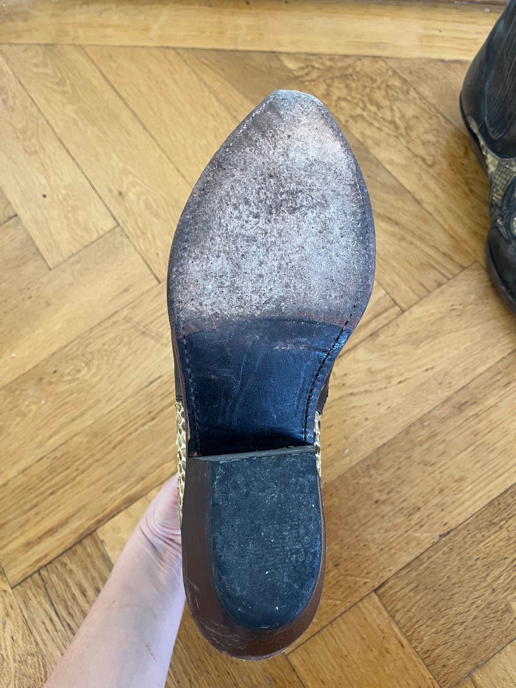 Scarpe da uomo: Cowboy Boots, Leder, Gr. 43 – Usato da Zürich venduto da fio_bvy9 2