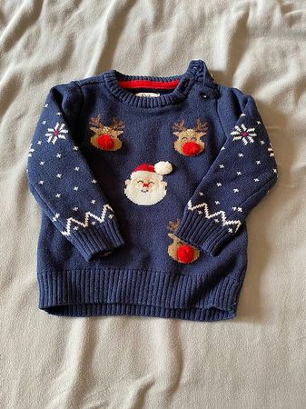 Weihnachtspullover Grösse 74