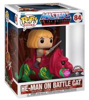 Funko Pop 84 He-Man on battle cat / Special / Flocked 15 cm
