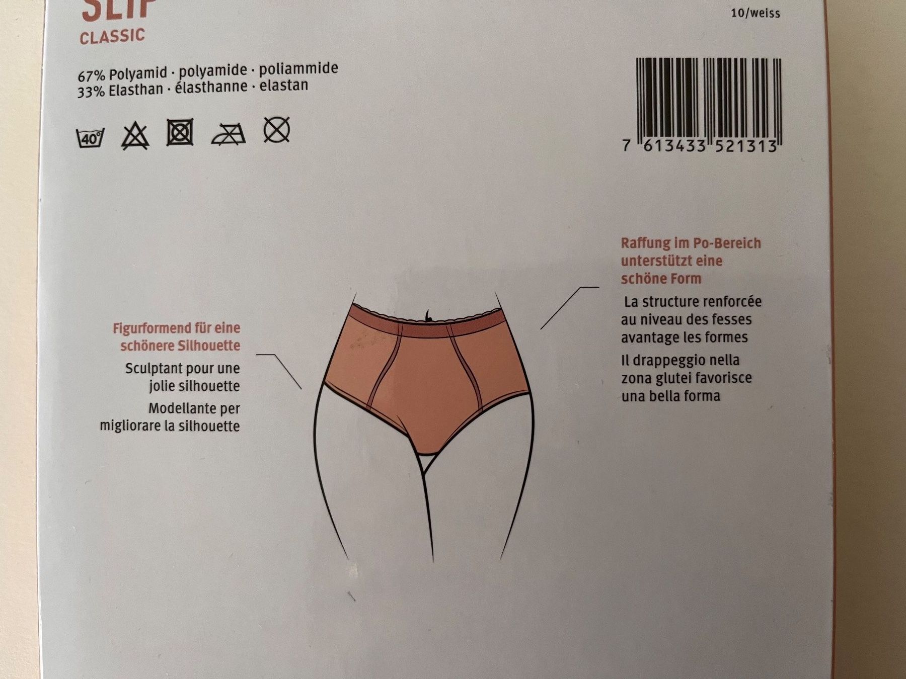 Migros Altra biancheria intima: Slip Classic, Shaping Effect medium, Grösse 44, Farbe Weiss – Nuovo e nell'imballaggio originale da Rudolfstetten venduto da gst_g7xl 2