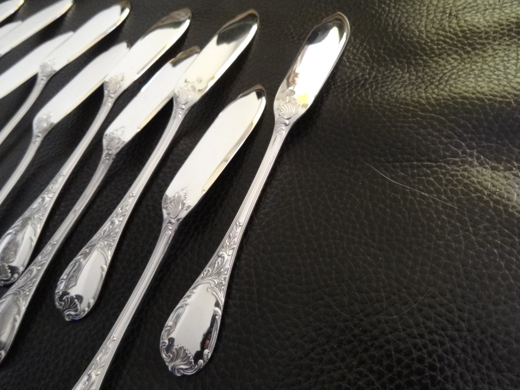 Christofle Set di posate: Christofle Marly 12x couteaux à poisson – Nuovo (secondo la descrizione) da Morges venduto da bijouxsterling2019 4