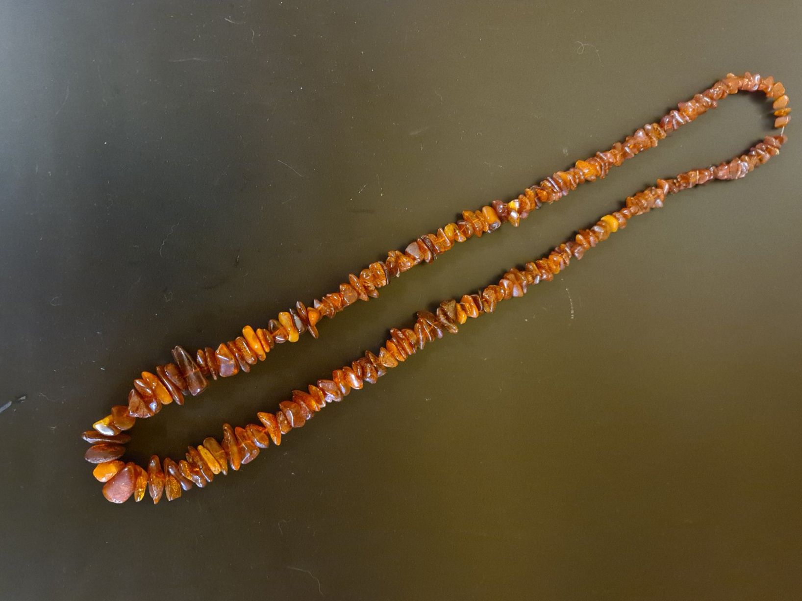 Catenine: Bernstein Hals Kette – Usato da Ibach venduto da Hfedier