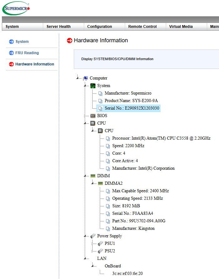 Supermicro Server: Supermicro SYS-E200-9A – Usato da Horgen venduto da seglii 1