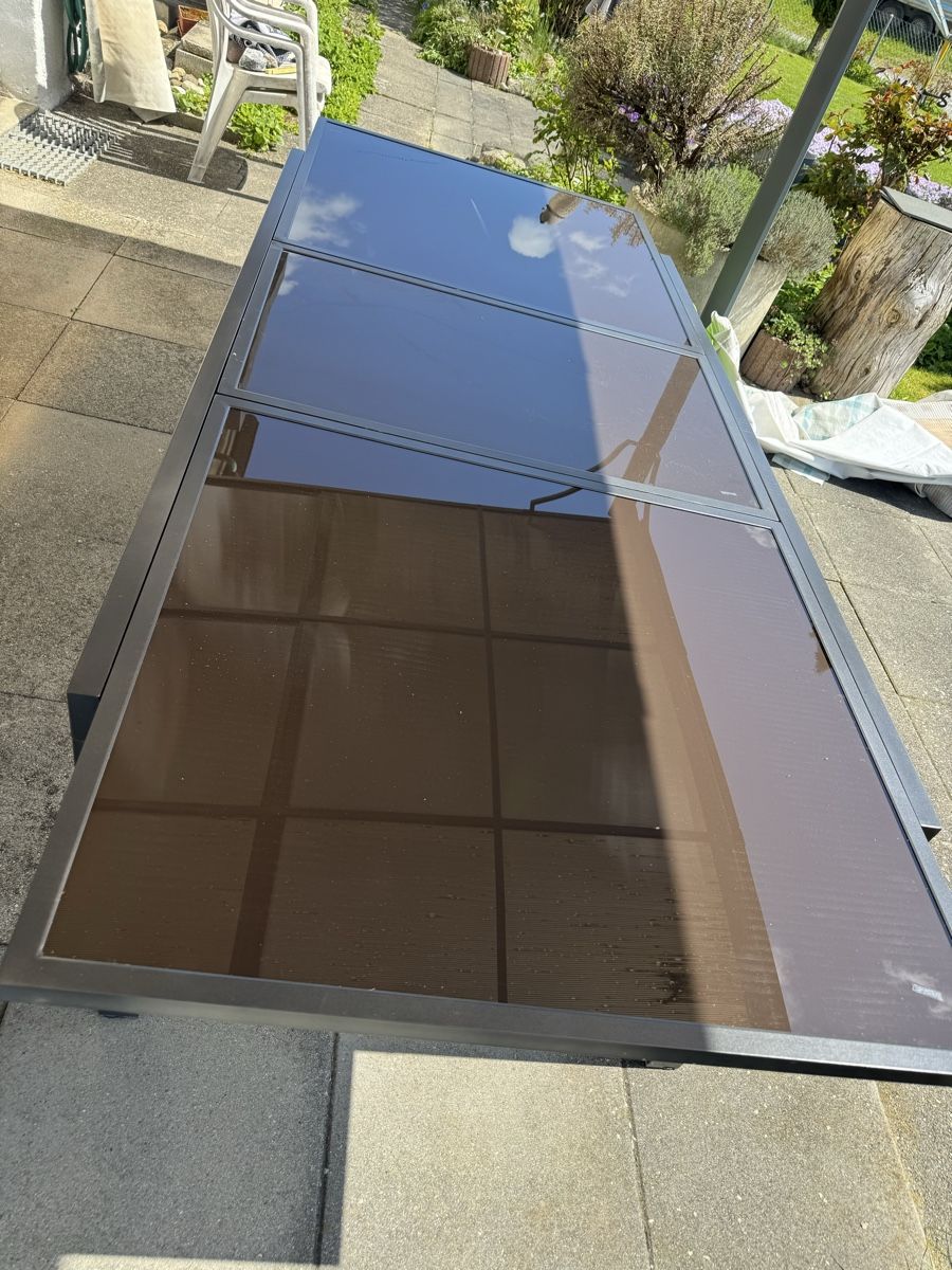 Tavoli: Ausziehbarer Gartentisch Aluminium / Glas 180–240 cm“ – Usato da Bronschhofen venduto da adl_p9fd 3