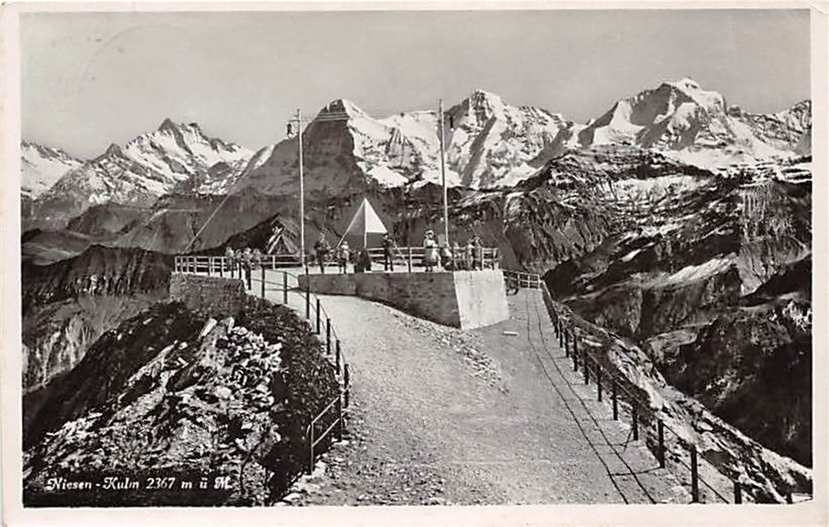 Cartoline postali: Niesen-Kulm – Usato da Ottikon b.Kemptth. venduto da Neptun1974