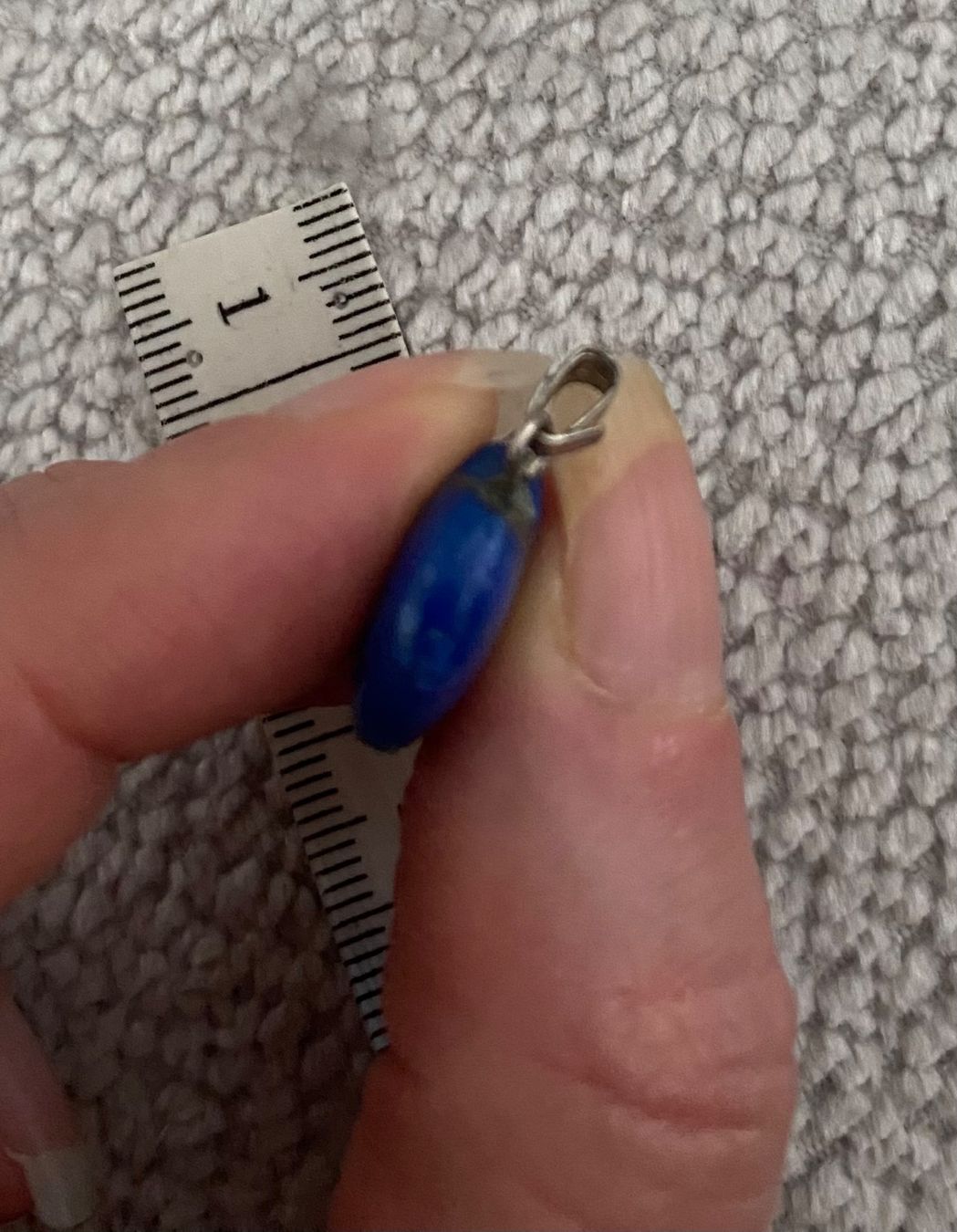 Anhänger: Hübscher Herzanhänger Lapislazuli 💙 – Gebraucht aus Wollerau von luxury_82 3