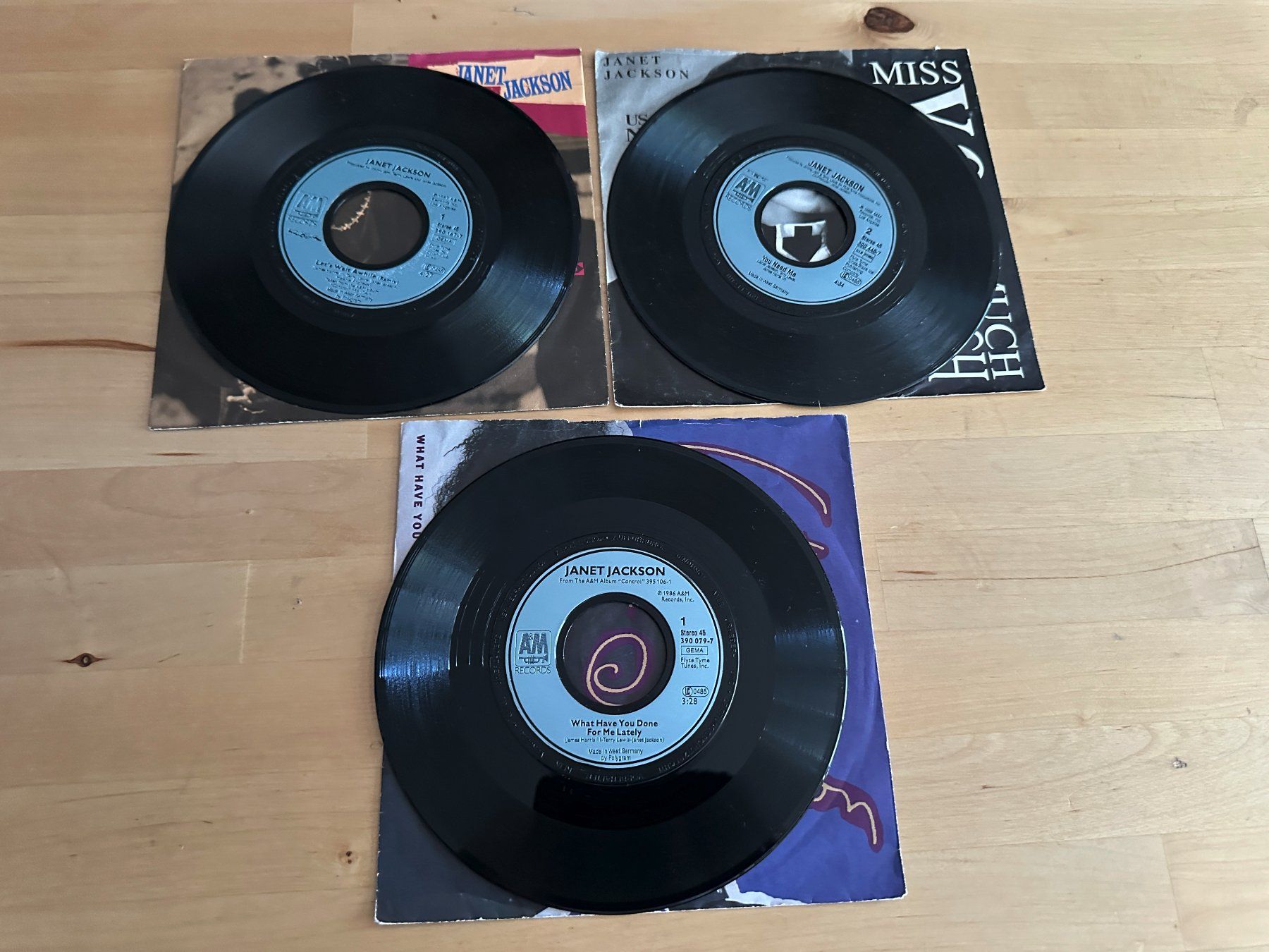 Dischi in vinile: JANET JACKSON tolle Singles Sammlung 80's MICHAEL 7" Kult – Usato da Basel venduto da Partridge 2