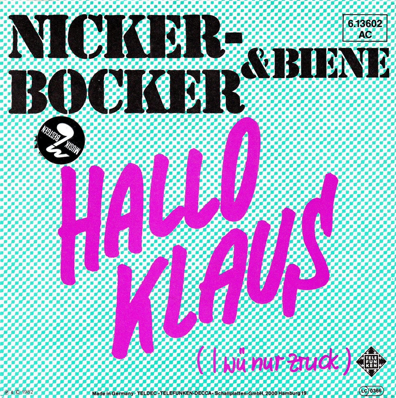 Dischi in vinile: Nicker-Bocker & Biene Vinyl Single von 1982 – Usato da Volketswil venduto da Abcrecords 1