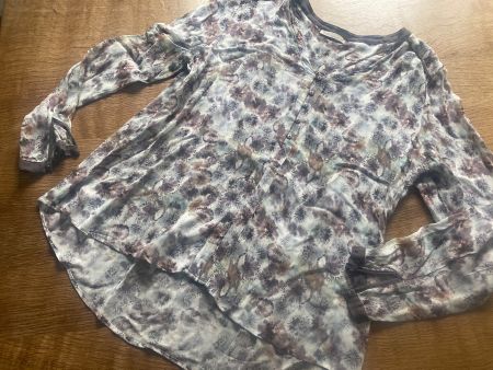 •NILE• BLUSE/HEMD Gr.L mint/braun/anthrazit floral