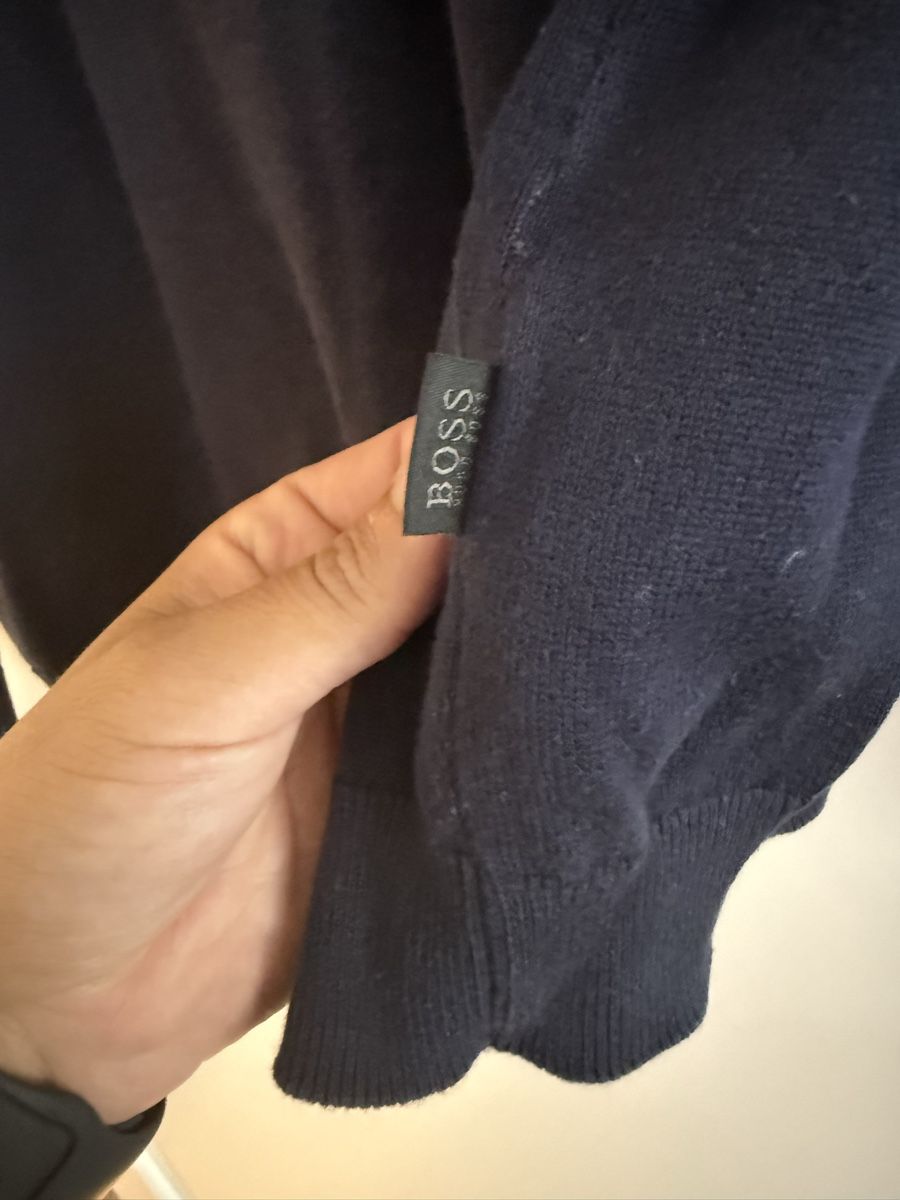 Hugo Boss Maglioni & Felpe: Hugo Boss Herren Pullover Gr M Dunkelblau  – Usato da Niederhünigen venduto da max_5zvx 5