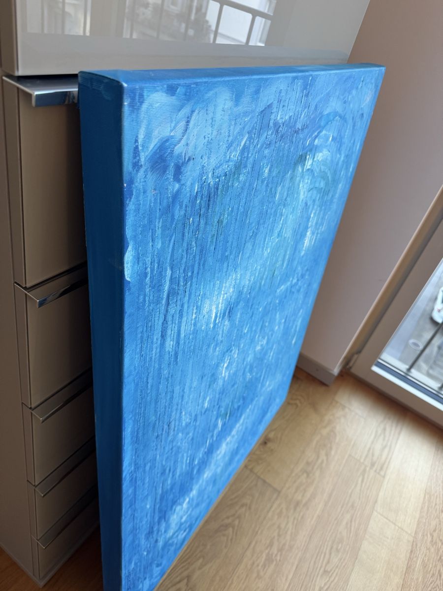 Dipinti: Schweizer Kunst Abstrakt Aqua Blau 100x80cm – Nuovo (secondo la descrizione) da Zürich venduto da LuxuryJewellery 8