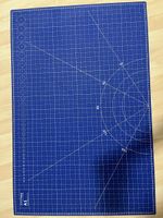 Schneidematte A1 60 x 90 cm, doppelseitige Bastelmatte