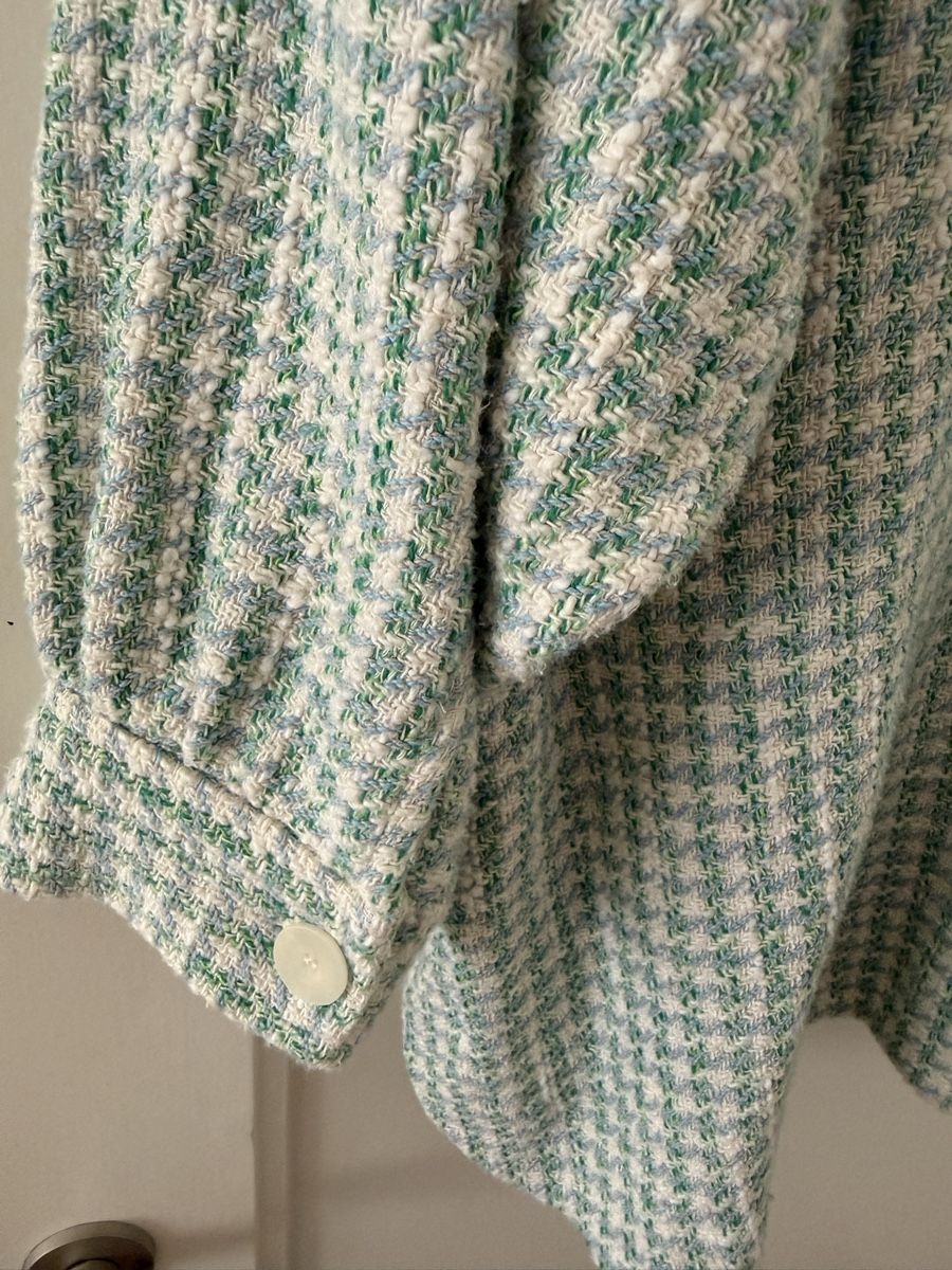 Zara Vestes: ZARA Shacket checkered green white size M good condition – D'occasion à Zürich par mariagondo95 5