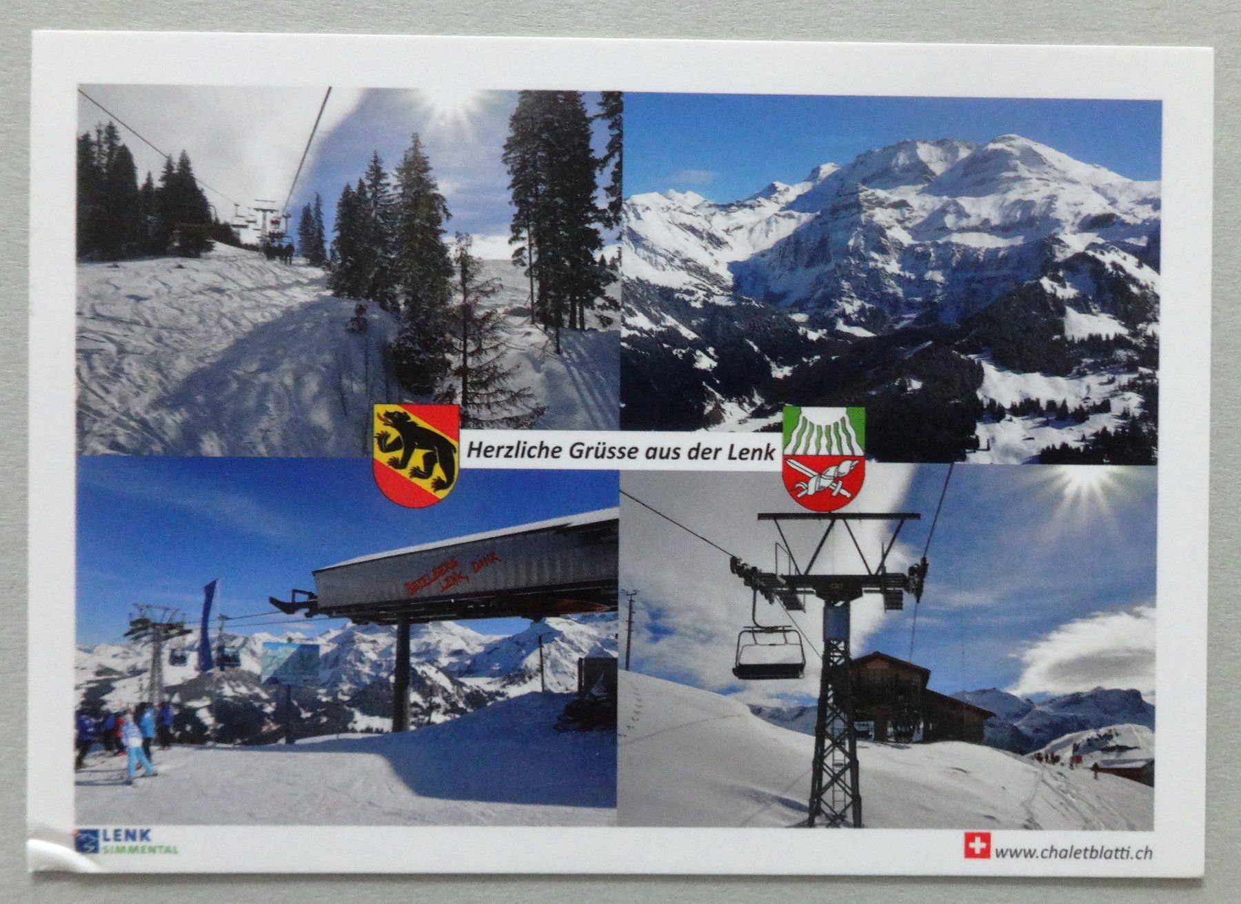 Cartoline postali: Herzliche Grüsse aus der Lenk – Difettoso da Fétigny venduto da Billy2miny