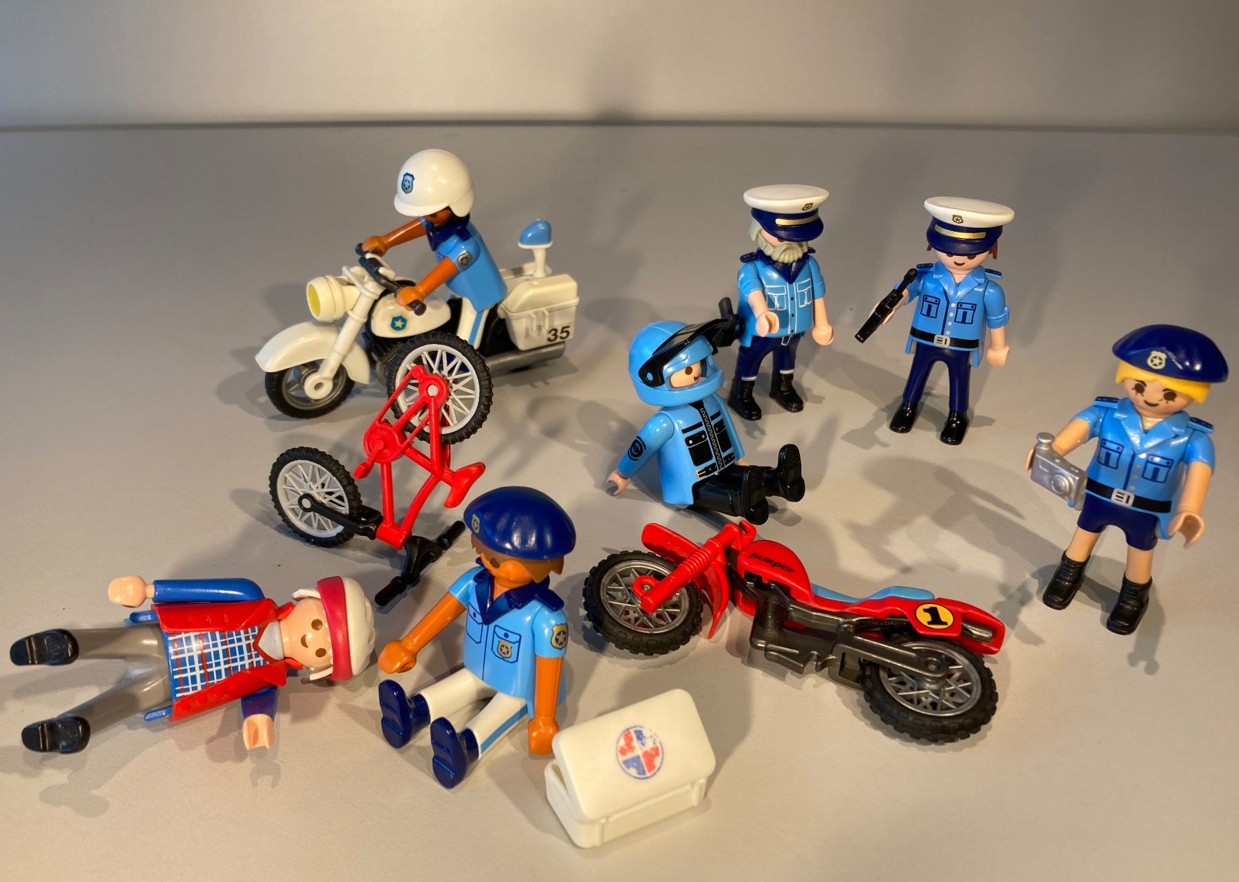 Playmobil Giocattoli: Playmobil, Polizei-Einsatz bei einem Verkehrsunfall – Usato da Wil SG venduto da elrawi 1