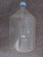 Schott Duran Laborflasche 10 Liter Glas gebraucht