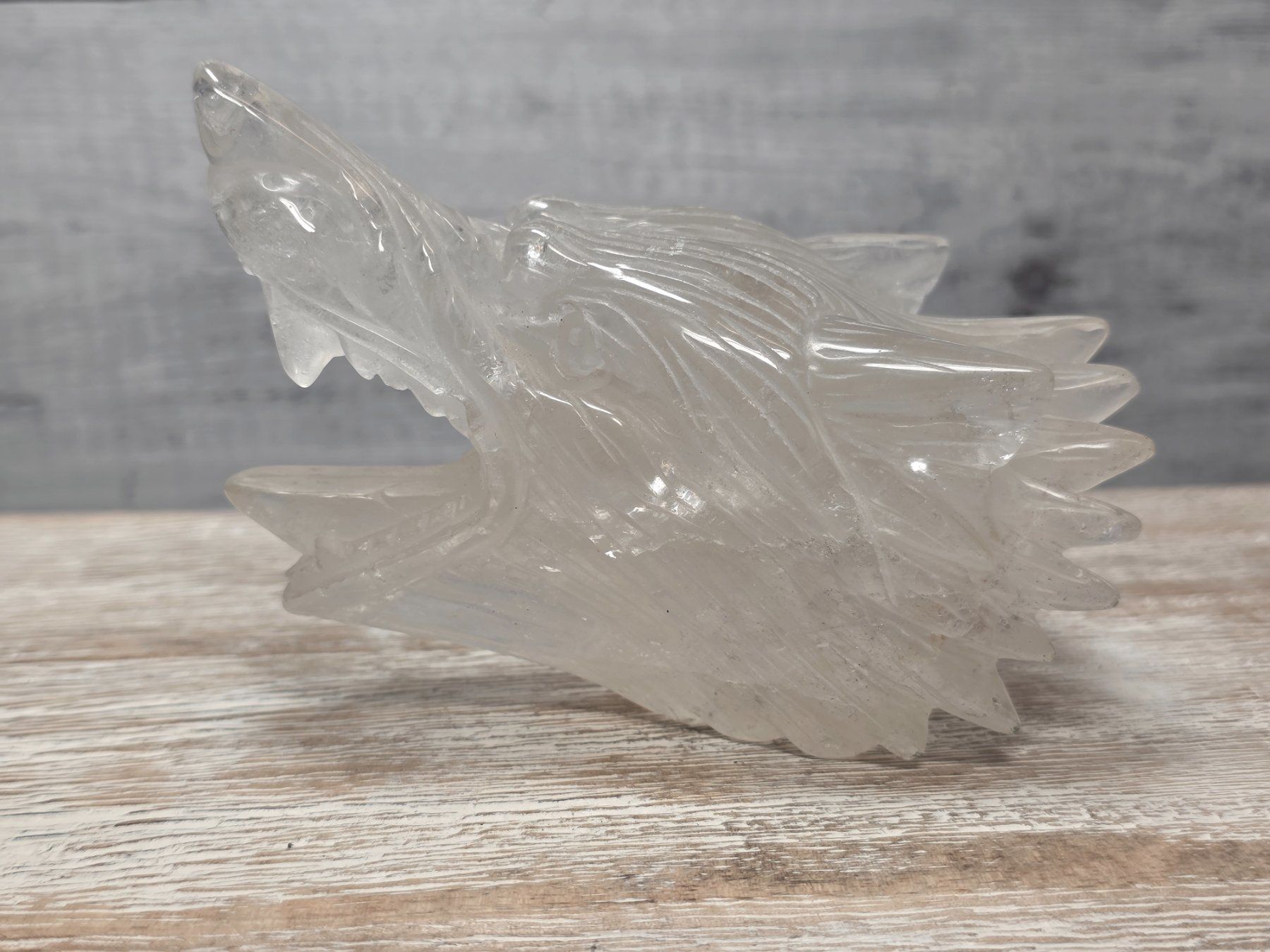 Minerali & Pietre curative: Bergkristall Wolfskopf 437g – Nuovo e nell'imballaggio originale da Matzingen venduto da Shay_Crystalz