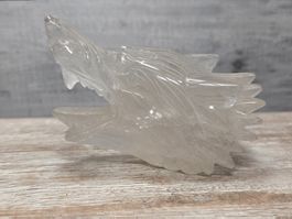 Bergkristall Wolfskopf 437g