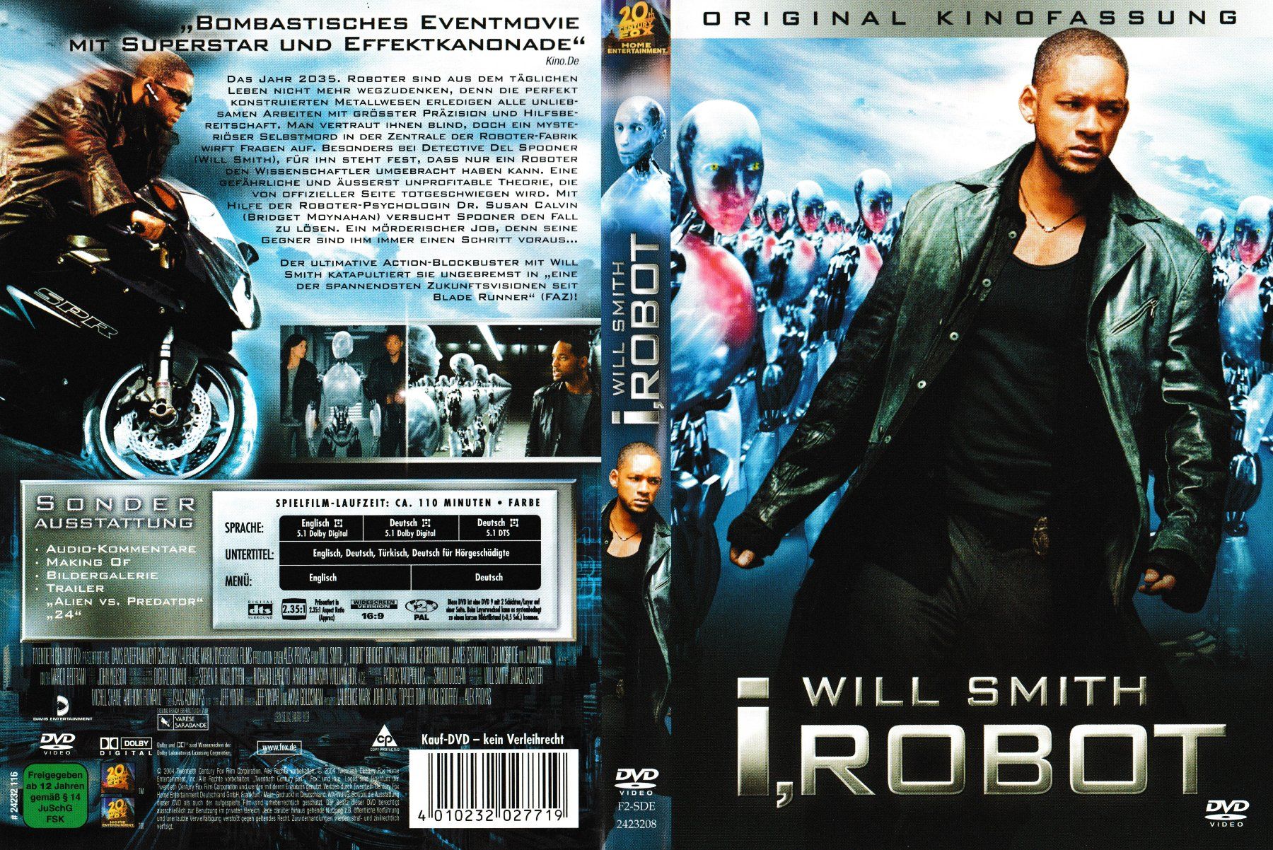 Tous les DVDs: DVD - I, Robot – D'occasion à Langnau am Albis par MediaRescuerKeLoX