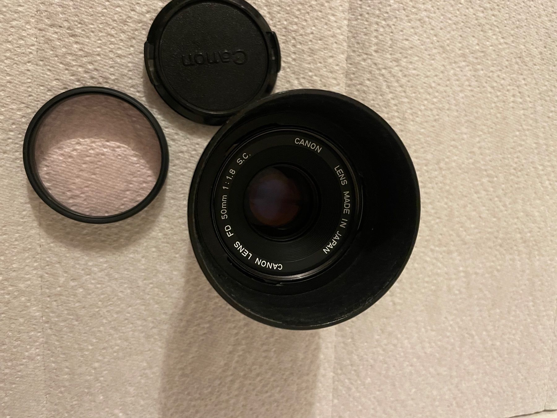 Canon Obiettivi: CANON FD 50mm OBJEKTIV 1:1.8 S.C. – Usato da Zürich venduto da beli_30 1