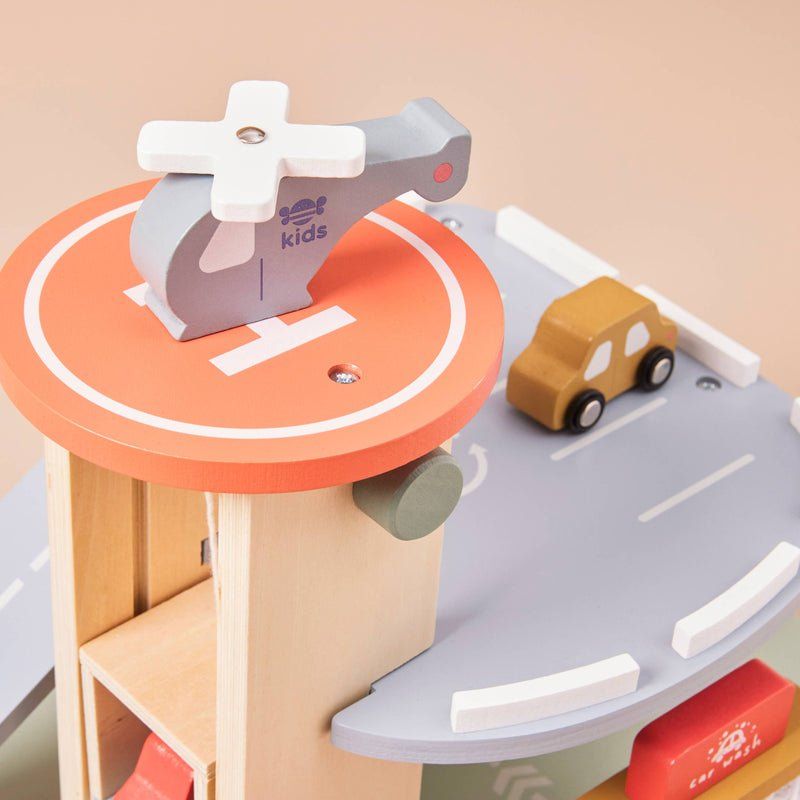 Giocattoli: Autogarage mit Helikopter-Landeplatz ab 2 Jahren – Nuovo e nell'imballaggio originale da Bühler venduto da mein-wunderland