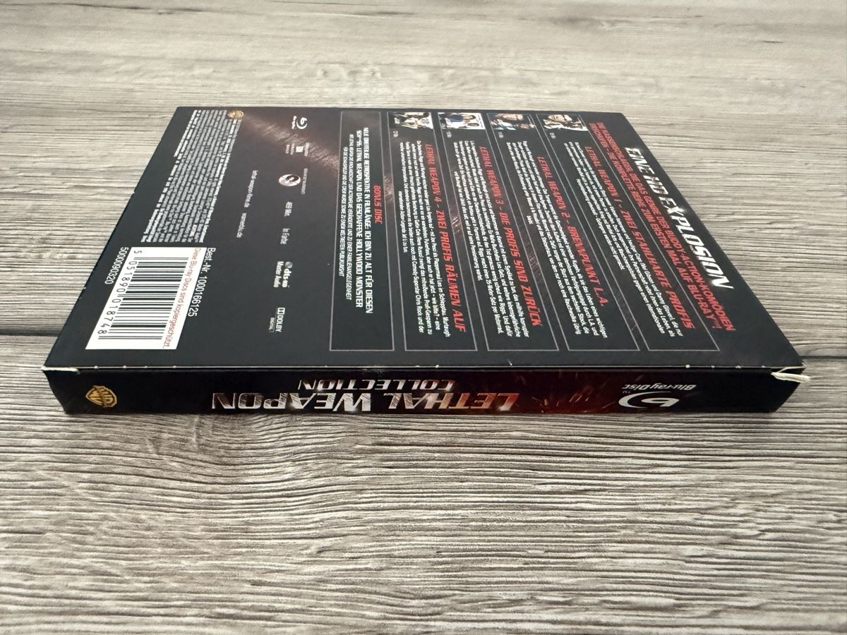 Tous les DVDs: Lethal Weapon 1-4 blu ray Collection – Neuf (Voir description) à Willisau par ste_sc8j 9