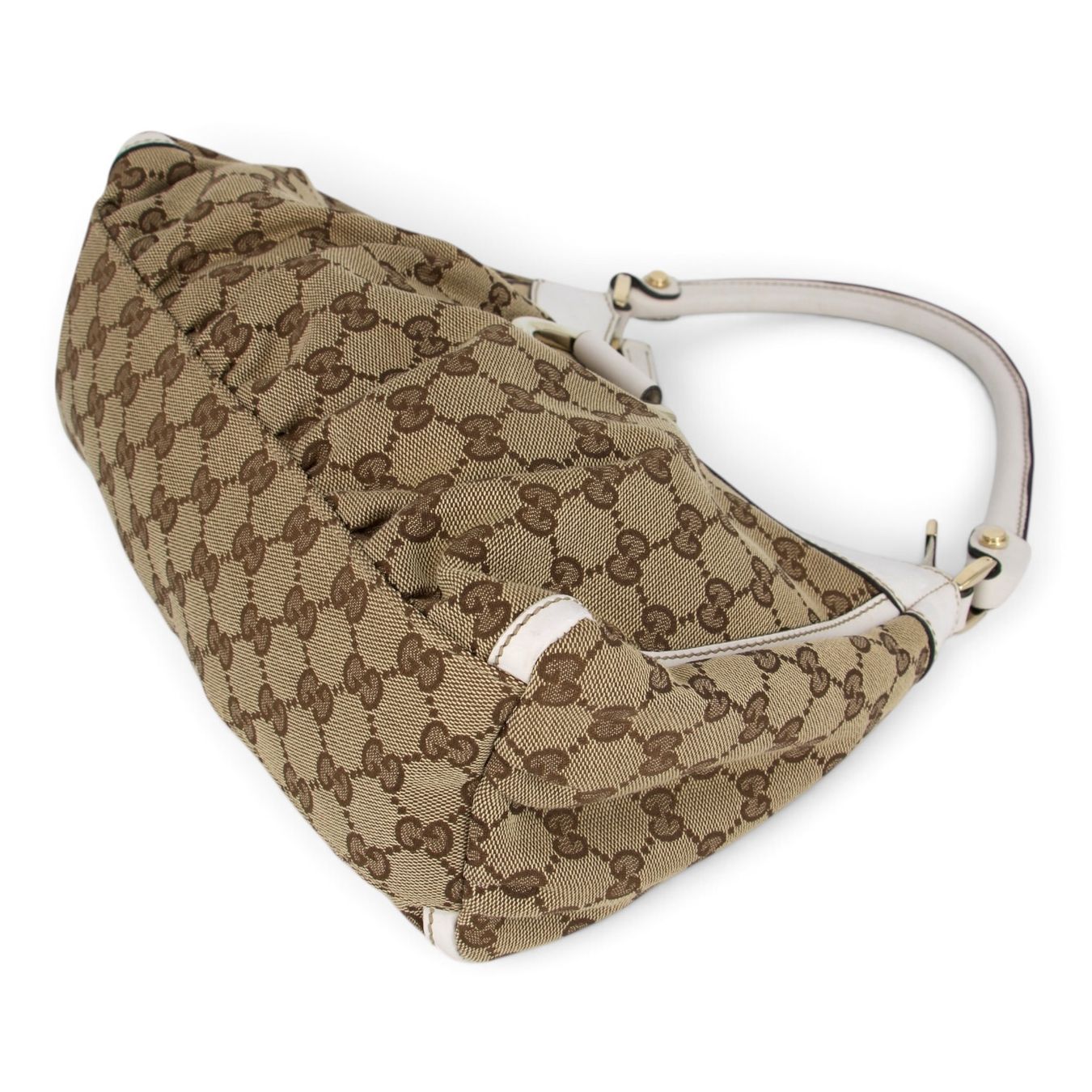Gucci Sacs femmes: Gucci Abbey D-Ring GG weiss – D'occasion à Binningen par Designerlabels 6