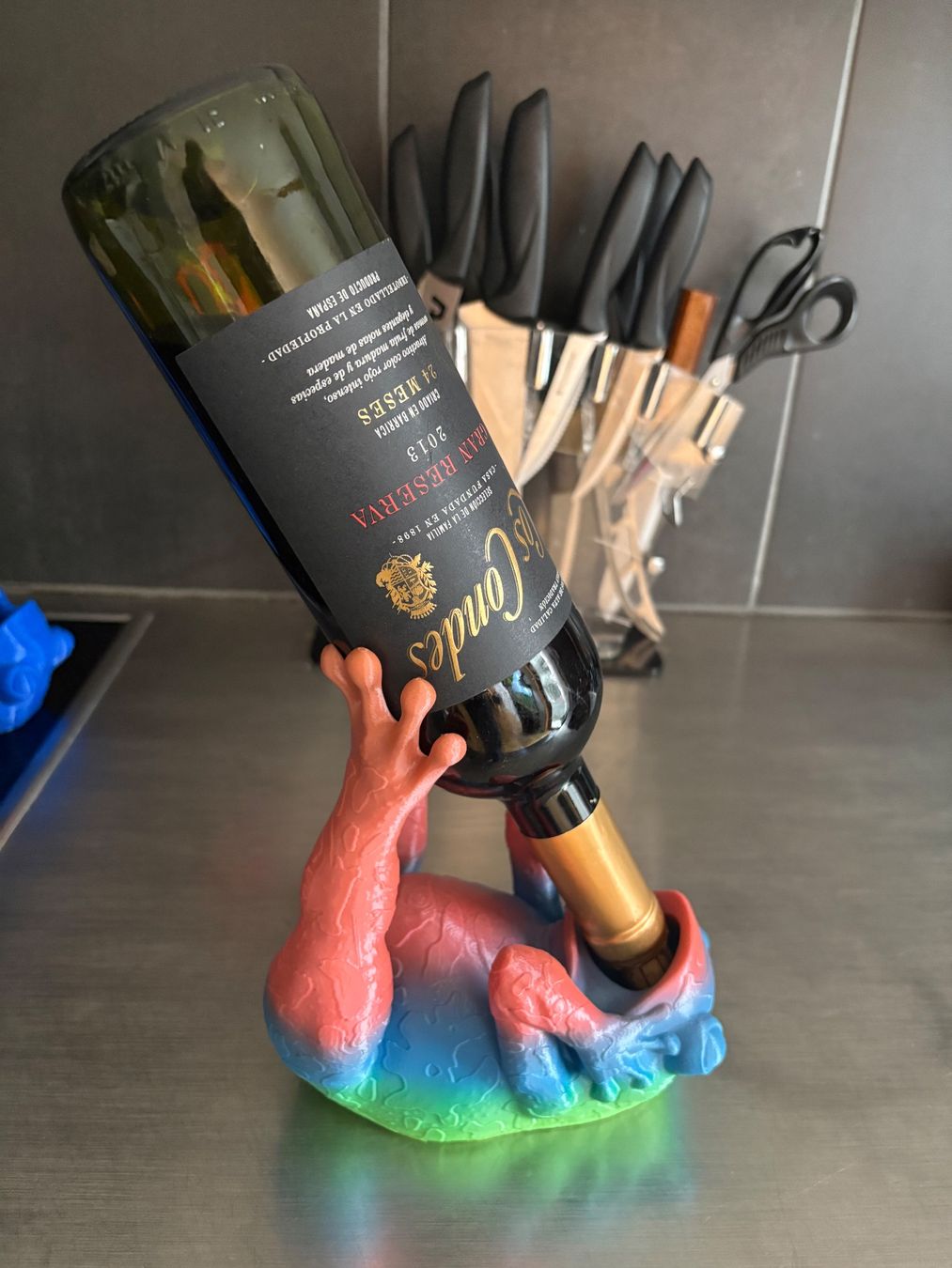 Supporti a parete: Frosch Weinhalter 3D – Nuovo e nell'imballaggio originale da St.Gallen venduto da Christianl02