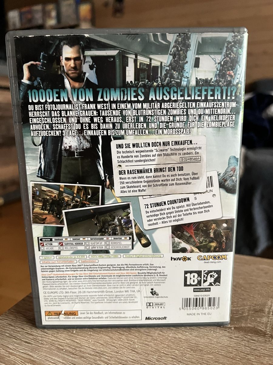 Microsoft Giochi: Dead Rising X Box 360 – Usato da Aadorf venduto da Schwarzschlumpf1972 1