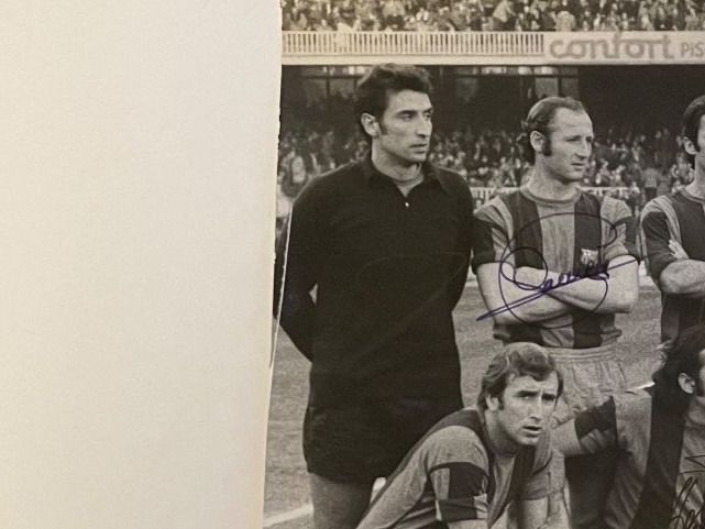 Autografi: FC Barcellona Originalautogramm anni '74 -'75, Johan Cruijff – Usato da Savosa venduto da Rekruten 2