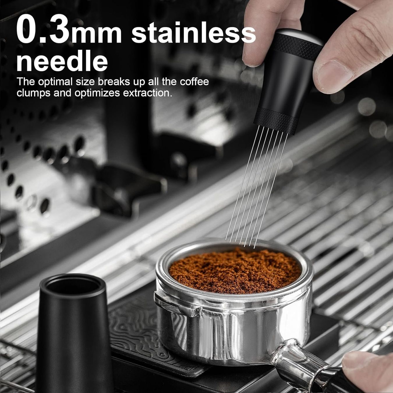 Macchine per caffè & Macchine per espresso: Aluminium Wdt Tool Espresso Coffee Distributor Tamper – Nuovo (secondo la descrizione) da Thun venduto da coverall 1