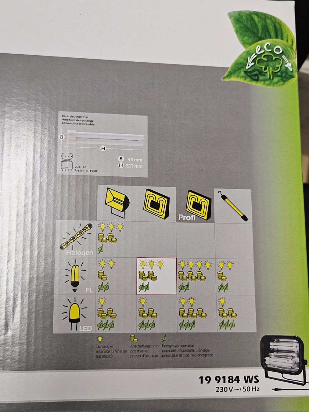 Lampen: Eco Strahler Work LightProfi 36W Steffen ArbeitLeuchte Lampe – Neu (gemäss Beschreibung) aus Kloten von Euroasia 6