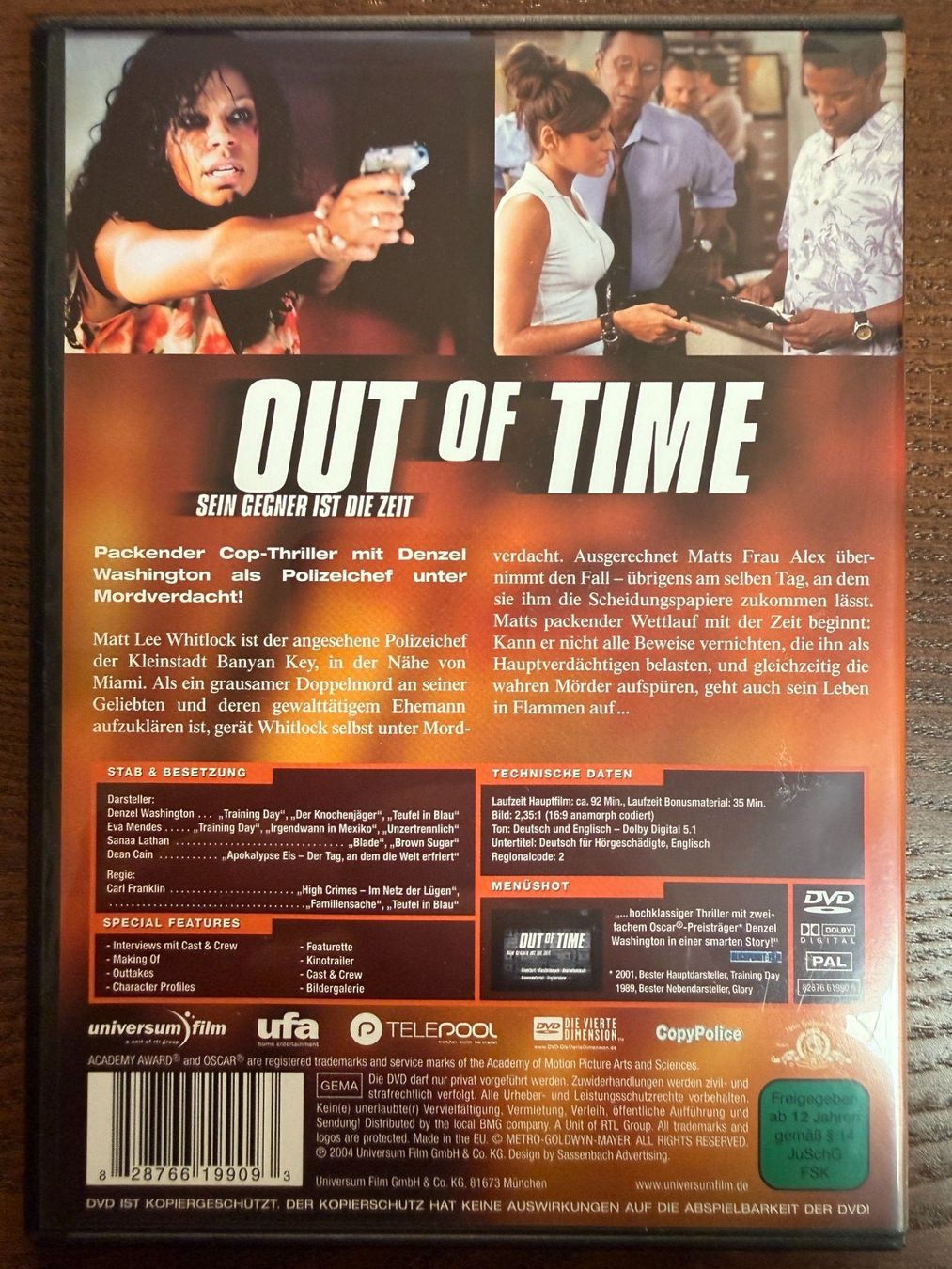 Tutti i DVDs: Out of Time – Usato da Zürich venduto da FilmFreunde 1