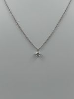 GÜBELIN DIAMANT SOLITÄRANHÄNGER MIT COLLIER IN 750 WEISSGOLD